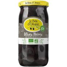 Brin D Olivier Le Brin D Olivier Olives Noires Bio Aux Herbes De Provence 250g 250g Pas Cher A Prix Auchan