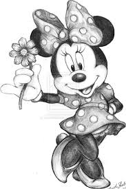 Minnie Mickey Mouse Drawings Minnie Mouse Drawing Disney Drawings