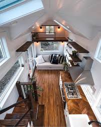 This Tiny Home Interior Is Gorgeous We Love The Vaulted Ceiling What Do You Think Of This House T Tiny House Australia Tiny House Hunters House Design
