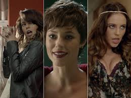 Depois de passar alguns anos do início de sua carreira loira e com fios na altura do ombro, a atriz exibiu um long bob castanho escuro em 2008 para a série casos e acasos. O Cabelo De Paola Oliveira Em Felizes Para Sempre