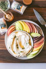 Honey Whipped Goat Cheese With Apple Slices Olive And Artisan Recipe Recipes Food Eat