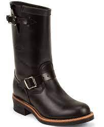 Chippewa 11 Mens Leather Boots Boots Engineer Boots Men