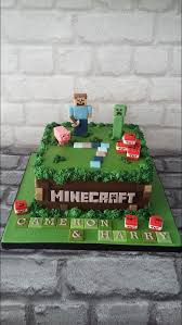 You should have a minecraft cake plushie! Possible Birthday Cake Minecraft Birthday Cake Minecraft Birthday Themed Birthday Cakes