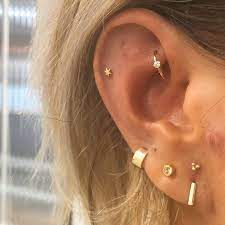 Sacred Gold On Instagram Lovely Little Rook Piercing With A Bvla Bvlalove Prongset Diamond Ring Rook Piercing Jewelry Cool Ear Piercings Earings Piercings