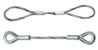 Marine Log Lashing Steel Wire Rope with Thimble and Soft Eye ...