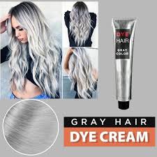 It adds a little touch of wisdom to your image while allowing you to look younger or older depending on the situation. Gray Hair Dye Cream Permanent Hair Color Wax Men Home Unisex Smoky Gray Punk Cool Light Grey Silver Hair Dye Color Paint Wax Hair Color Mixing Bowls Aliexpress