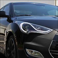 The hyundai veloster is a compact sport coupe which began sales in the summer of 2011. Spec D Projector Headlights Hyundai Veloster 2012 2017 Led Sequentia Redline360