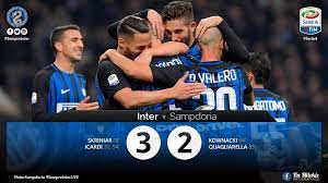 Dawid kownacki and fabio quagliarella scored late for the visitors. Video Highlights Inter 3 2 Sampdoria