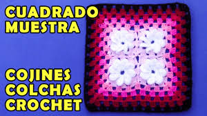 Blusa tejida a crochet en punto palmeritas pequeñas para damas. Cuadrado Para Colchas O Cojines Tejido A Crochet De Cuatro Florcitas Paso A Paso Youtube