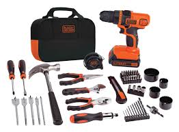 Black Decker 20 Volt Max Lithium Ion Drill Driver And 66 Piece Project Kit Ldx120pk Walmart Com Walmart Com