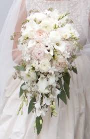 Check spelling or type a new query. Blush And White Cascading Bridal Bouquet Cascading Wedding Bouquets Flower Bouquet Wedding Wedding Bouquets