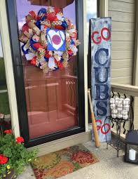 Chicago Cubs Cubs Cubs Baseball Cubbies Baseball Cubs Decor Cubs Wreath Summer Wreath Father S Day Cubs Decor Chicago Cubs Crafts Cubs Baseball