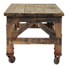 Seems simple but the right coffee table can make all the difference. Rustic Coffee Table On Wheels Chairish