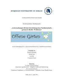 Wie ein mietvertrag mit gartennutzung gestaltet werden kann, welche rechte der mieter am garten hat und inwieweit pflichten zur gartenpflege auf den mieter abgewälzt werden können, wird in diesem. Untersuchung Offener Garten 2011 Blogsport