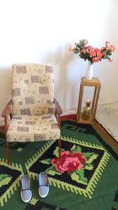 Pin By F K On سجاده Green Kilim Floral Carpet Green Kilim Rug