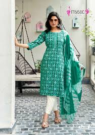 Mystic 9 Nisha Vol 1 Fancy Kurti Bottom With Dupatta Collection