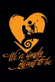 We Re Simply Ment To Be Nightmare Before Christmas Tattoo Nightmare Before Christmas Nightmare Before