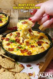 Image result for Bacon JalapeÃ±o Popper Dip