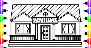Jan 4 2019 explore beng lelic s board small simple houses followed by 307 people on pinterest. How To Draw A House For Kids House Drawing And Colour For Kids House Drawing An Drawing For Kids Kids Printable Coloring Pages Drawing Pictures For Colouring
