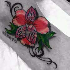 My Alstroemeria Flower Foot Tattoo My Favorite One Yet Tatoo