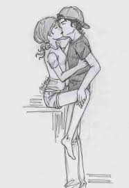 Muchas Parejas De Amantes Amorosos Y Besandose Abrazos Con Pasion Muy Hermosa Y Enamorada Dibujos De Parejas Enamoradas Bocetos De Amor Besos De Parejas