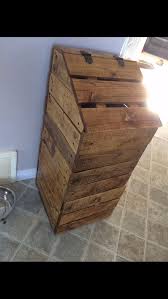 Threshold's potato bin has 4 convenient openings for storage and is compatible with threshold 13 storage bins and threshold cube accessories. Potato And Onion Box Made From Pallet Wood Wood Pallet Crafts Wood Pallet Projects Diy Wood Projects