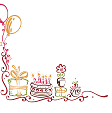Transparent Background 1st Birthday Cake Png Birthday Border Png Google Search Happy Birthday Frame Birthday Template Clip Art Borders