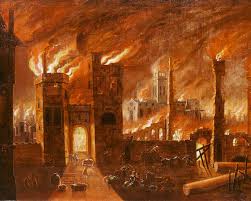 At least 70 firefighters are battling the blaze at railway arches near elephant and castle station, the london fire. The Great Fire Of London 1666 Collection Museum Of London