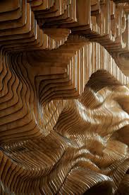 Logo Carlsberg En 3d Par Wonderland Journal Du Design Decoupe Laser Bois Sculpture Murale Wonderland