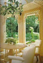 The Garden Room Designed By Michael Taylor At The Auberge Du Soleil Resort In Napa Valley 19725 Outdoor Rooms Garden Room Pergola