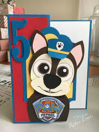 Paw patrol / birthday super. Chase From Paw Patrol Hand Made Card Punch Art Stampin Up Geburtstagskarte Kind Geburtstagskarte Basteln Kinder Karte Basteln Geburtstag