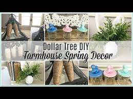 Dollar Tree Diy Farmhouse Spring Decor 2019 Youtube Dollar Tree Diy Dollar Tree Dollar Tree Diy Crafts