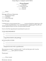 Fill In The Blank Cover Letters Newspaper Ads