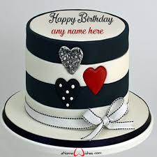 Photograph Happy Birthday Cake With Name Edit And Photo Name Edit Birthday Cake With Name Generator Cake Name Fairy House Cake Happy Birthday Cakes