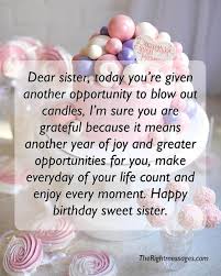 Short Birthday Wishes For Elder Sister In English Short And Long Birthday Wishes For Sister The Right Messages Birthday Greetings For Sister Happy Birthday Sister Quotes Birthday Messages For Sister