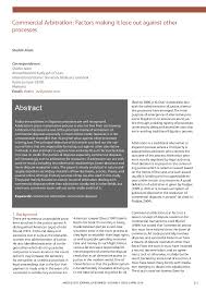 Here's a general process for arbitration. Pdf Commercial Arbitration Factors Making It Lose Out Against Other Processes Shahin Alam Academia Edu