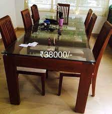Chairs for the dining room 3. Lr Modern Teak Wood Dining Set Size Dimension 16 Size 5 X3 Rs 38000 Set Id 20825401397