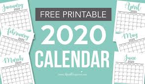 October 2020 calendar kalnirnay free printable calendar. 130 Best Free Printable Calendars For 2020 Sarah Titus From Homeless To 8 Figures