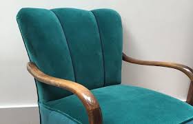 Art Deco Mid Century Vintage Armchairs Designers Guild Turquoise Velvet Armchair Vintage Vintage Chairs Velvet Armchair