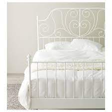 Letto in ferro battuto conca matrimoniale l.166 cm p.204 cm h.117 cm colori disponibili: Leirvik Struttura Letto Bianco Leirsund 160x200 Cm Ikea It