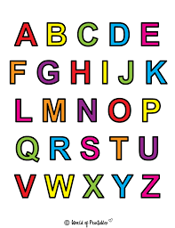 Printable alphabet letters, print big letters, big type, clean, bold letters, numbers, and symbols. Printable Letters Alphabet Letters World Of Printables