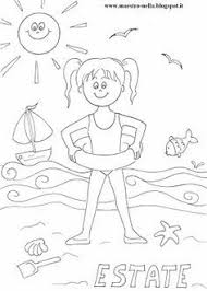 Maestra Nella Le 4 Stagioni Disegni Da Colorare Estate Libri Da Colorare Disegno Per Bambini
