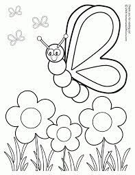 This set includes one page for each color (only one crayon needed per page!). Butterfly Garden Coloring Page Novocom Top