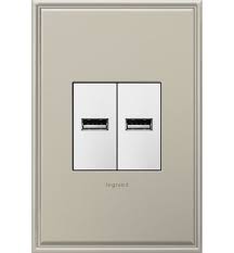 Legrand's range of wiring accessories and cable management systems aim to make the future an easier place to live. Adorne Usb Outlet 1 Module Switches Usb Outlet Home Technology