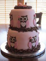 Owl Baby Shower Cake Owl Baby Shower Cake Baby Shower Cakes Baby Shower Cakes Girl Shower Cakes