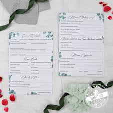 Eine schöne idee ist es, die namen des brautpaares kunstvoll zu gestalten. Hochzeit Zeitkapsel Box Mit Karten Set Zum Ausfullen Feenstaub At Shop