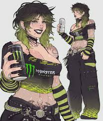 monster energy, monster energy drink, original, original character,  yoracrab - R34 Vault