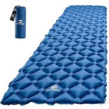Explonique Camping Sleeping Pad Best Inflatable Ultralight Mat For Backpacking Hiking Traveling Compact Li Camping Sleeping Pad Sleeping Pads Camping Mat