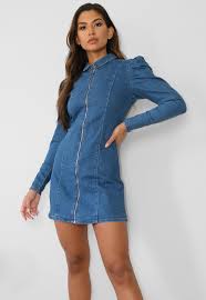 I really hope you like the outfit ideas in this lookbook 2020! Denim Dresses Jean Dresses For Women Missguided