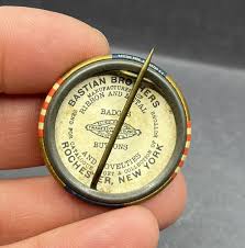 American Thresherman Pinback Button BB Clarke Uncle Silas Madison WI  Bastian
